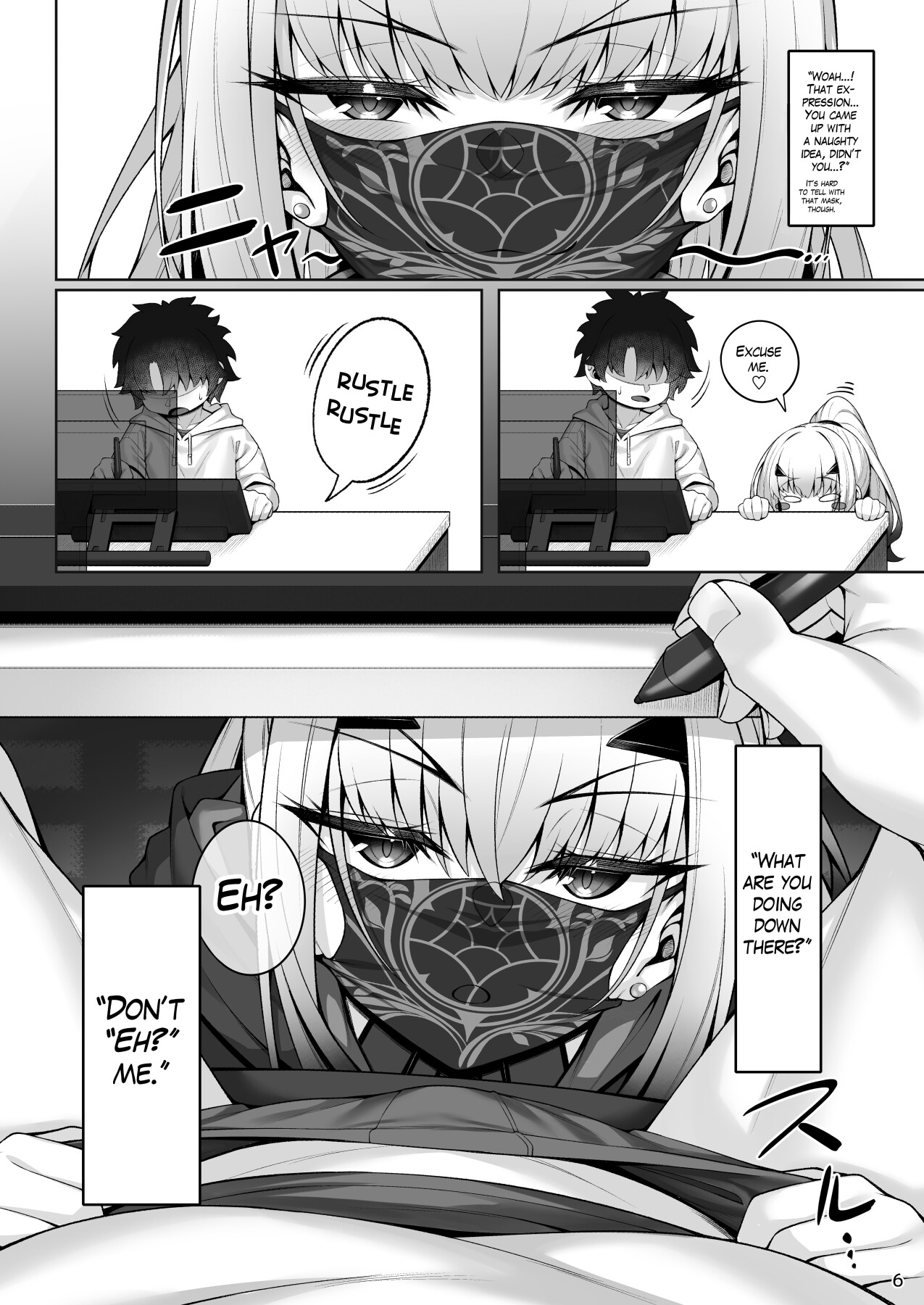 Hentai Manga Comic-Doing all kinds of lewd things with Melusine in her swimsuit-Read-6